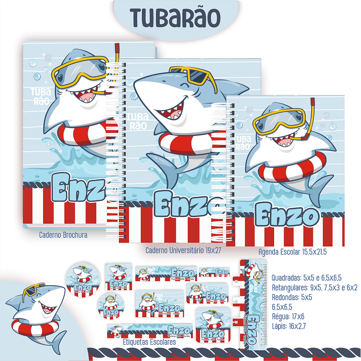 Pack Encadernação 50 Temas Variados - Volta às Aulas  6