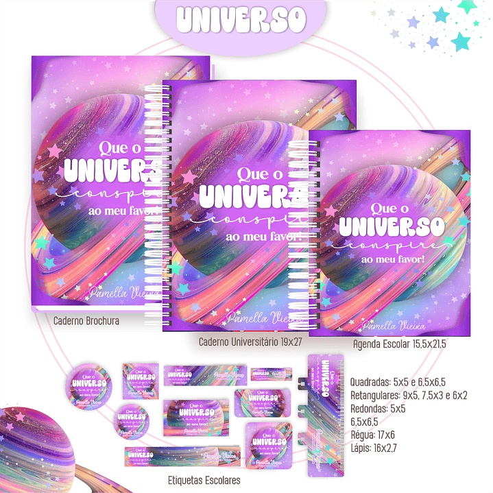 Pack Encadernação 50 Temas Variados - Volta às Aulas  7