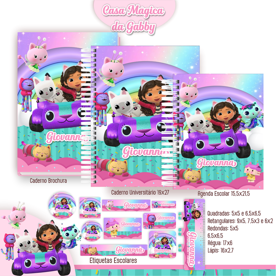 Pack Encadernação 50 Temas Variados - Volta às Aulas  8