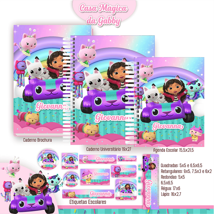 Pack Encadernação 50 Temas Variados - Volta às Aulas  8