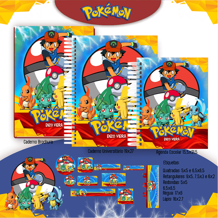 Pack Encadernação 50 Temas Variados - Volta às Aulas  11