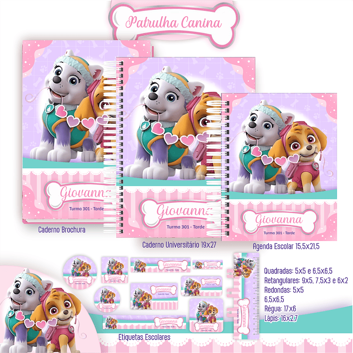 Pack Encadernação 50 Temas Variados - Volta às Aulas  13