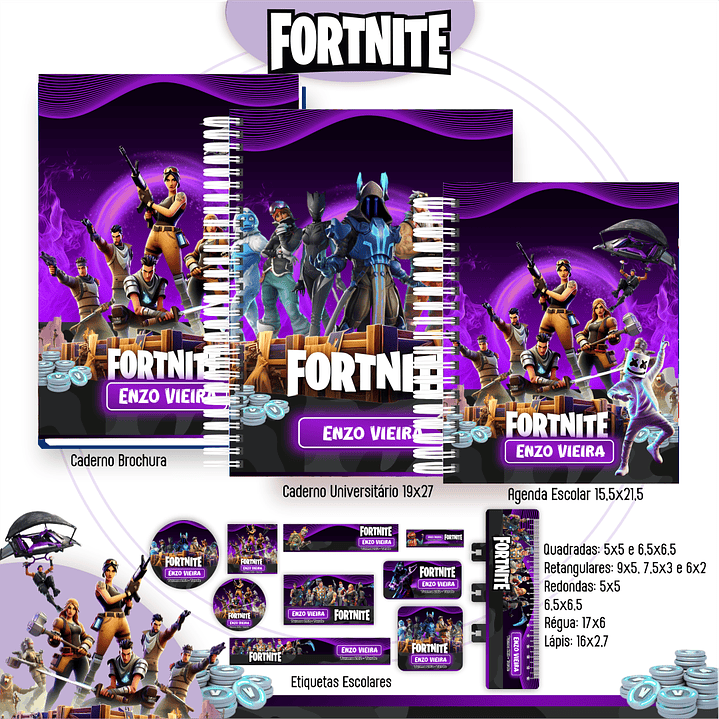 Pack Encadernação 50 Temas Variados - Volta às Aulas  17