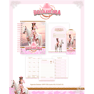 Kit Digital Encadernação Boiadeira - Volta às Aulas