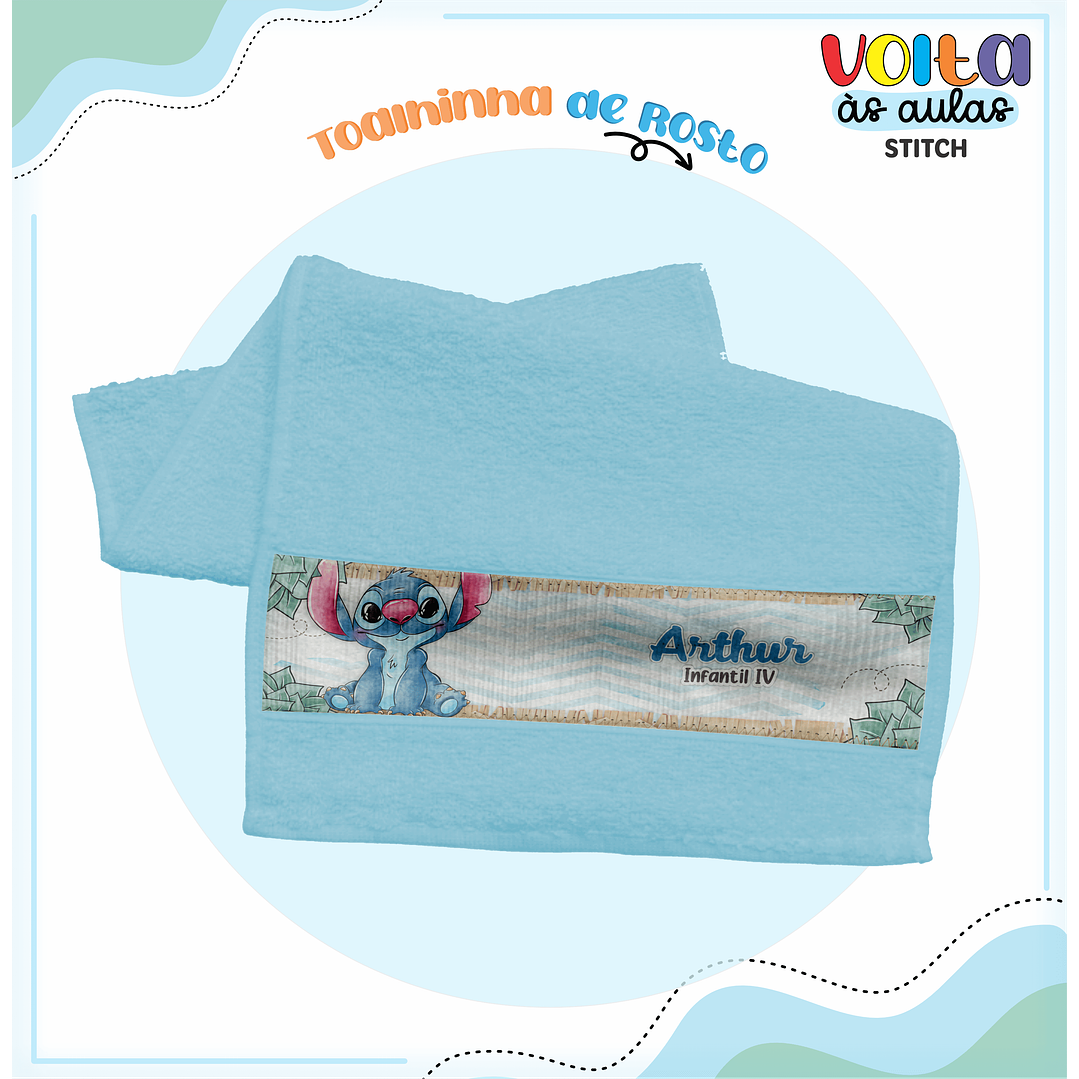 Kit Digital Encadernação Stitch Menino - Volta às Aulas 3