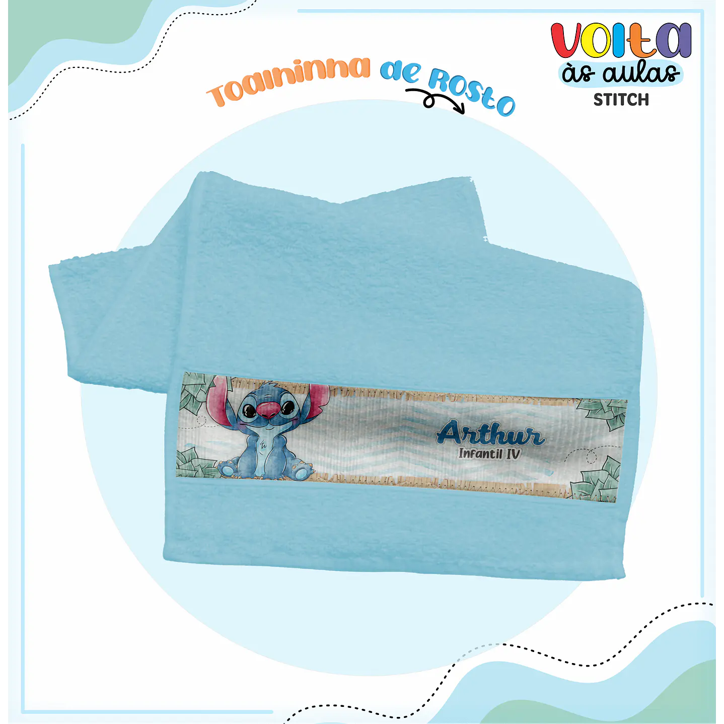 Kit Digital Encadernação Stitch Menino - Volta às Aulas 3