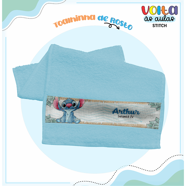 Kit Digital Encadernação Stitch Menino - Volta às Aulas 3