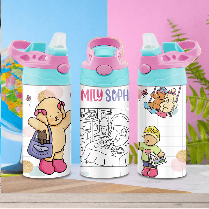 52 Artes para Squeeze Personagens - Arquivo Editável 14