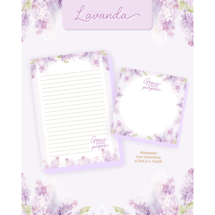 Encadernação Agenda e Planner Lavanda 2026 7