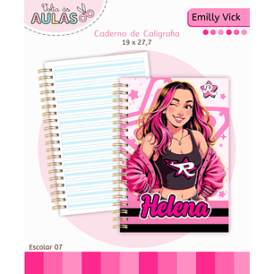 Kit Digital Encadernação Emily Vick - Volta às Aulas