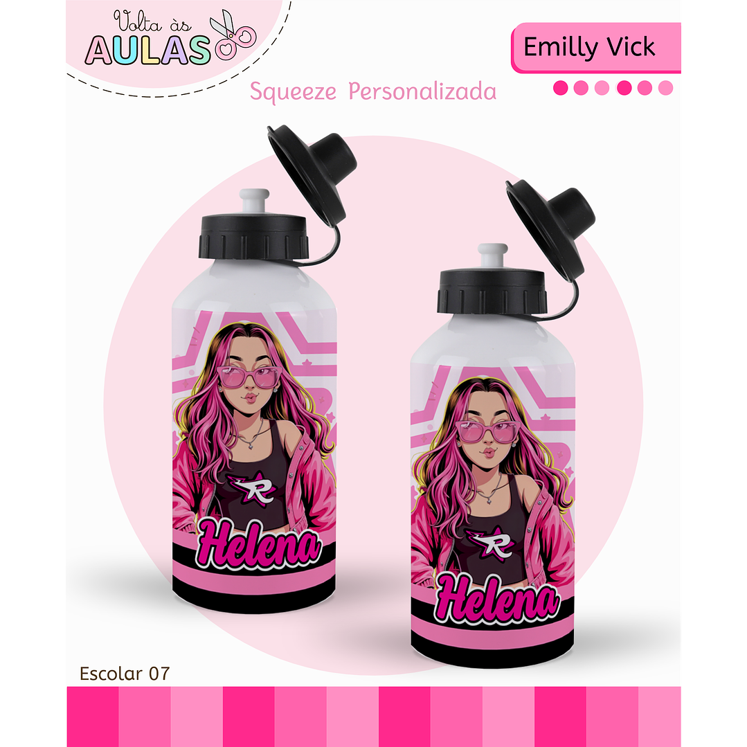 Kit Digital Encadernação Emily Vick - Volta às Aulas 10