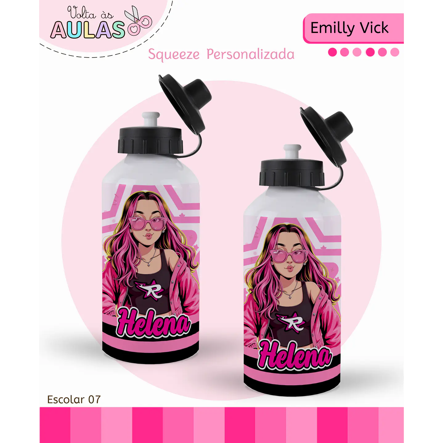 Kit Digital Encadernação Emily Vick - Volta às Aulas 10