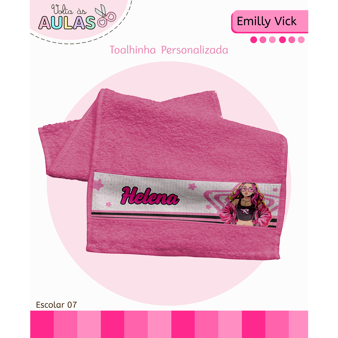 Kit Digital Encadernação Emily Vick - Volta às Aulas 11