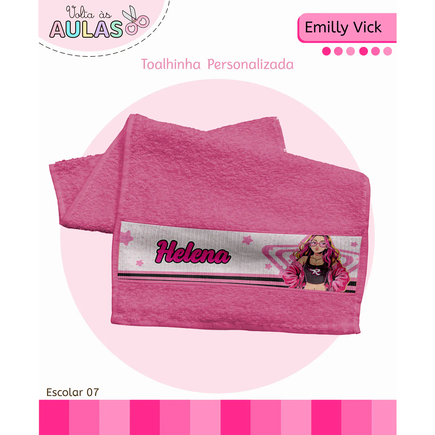 Kit Digital Encadernação Emily Vick - Volta às Aulas 11