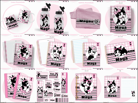 Encadernação Rebecca Bonbon - Volta às Aulas