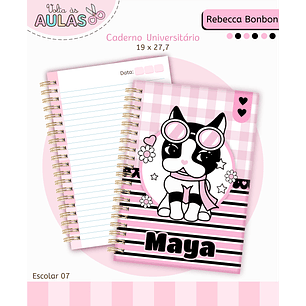 Encadernação Rebecca Bonbon - Volta às Aulas