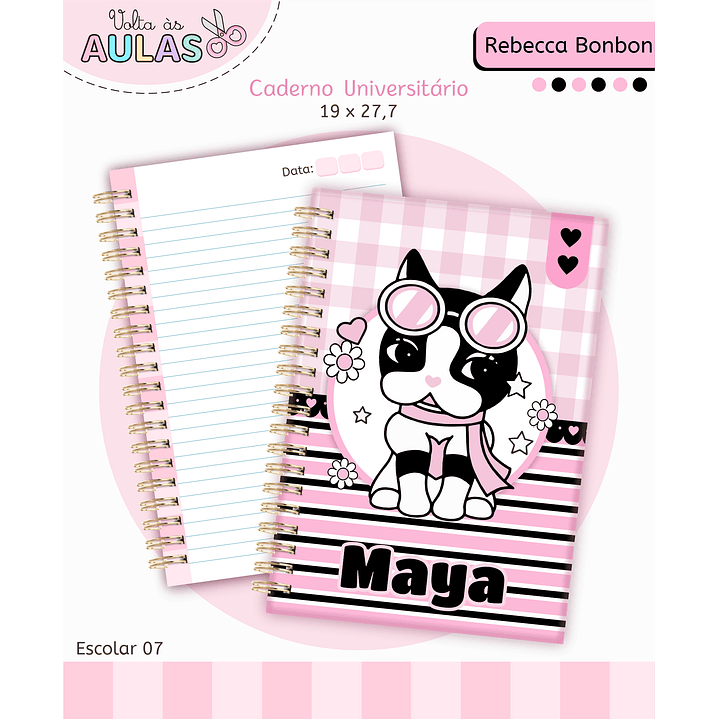 Encadernação Rebecca Bonbon - Volta às Aulas 2