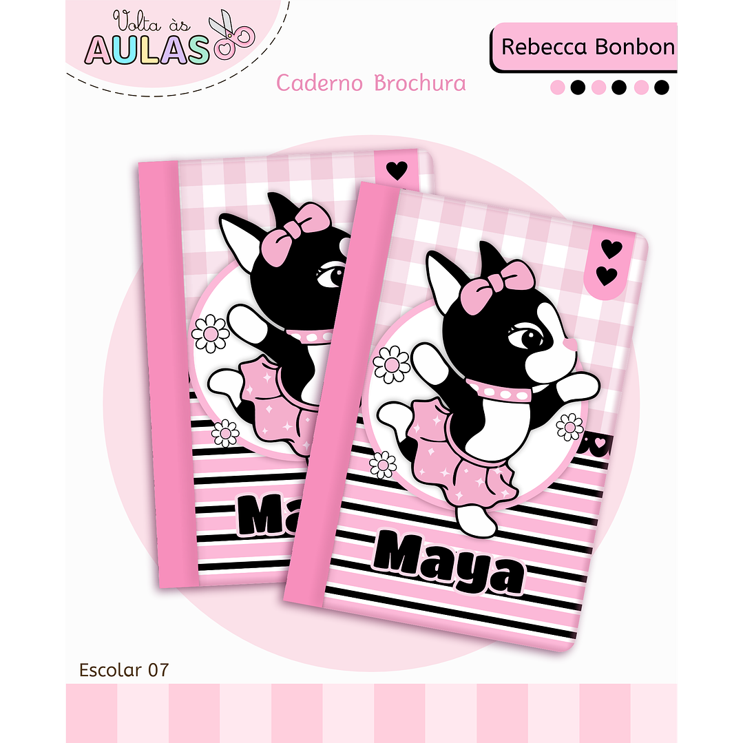 Encadernação Rebecca Bonbon - Volta às Aulas 4