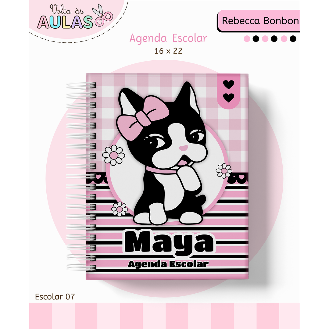 Encadernação Rebecca Bonbon - Volta às Aulas 5