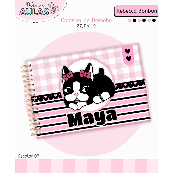 Encadernação Rebecca Bonbon - Volta às Aulas 8