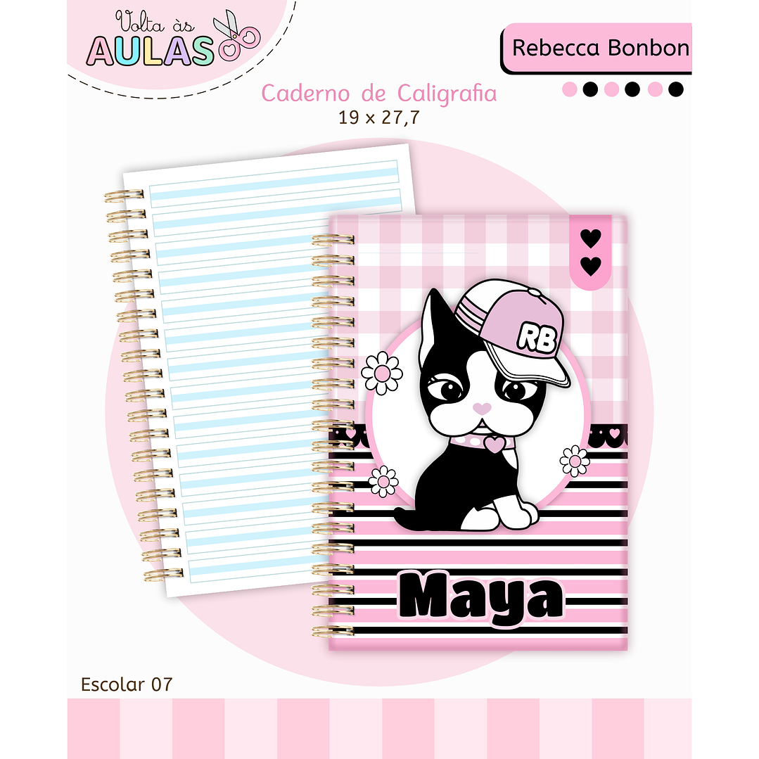 Encadernação Rebecca Bonbon - Volta às Aulas 10