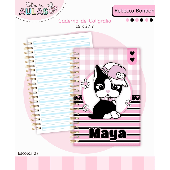 Encadernação Rebecca Bonbon - Volta às Aulas 10