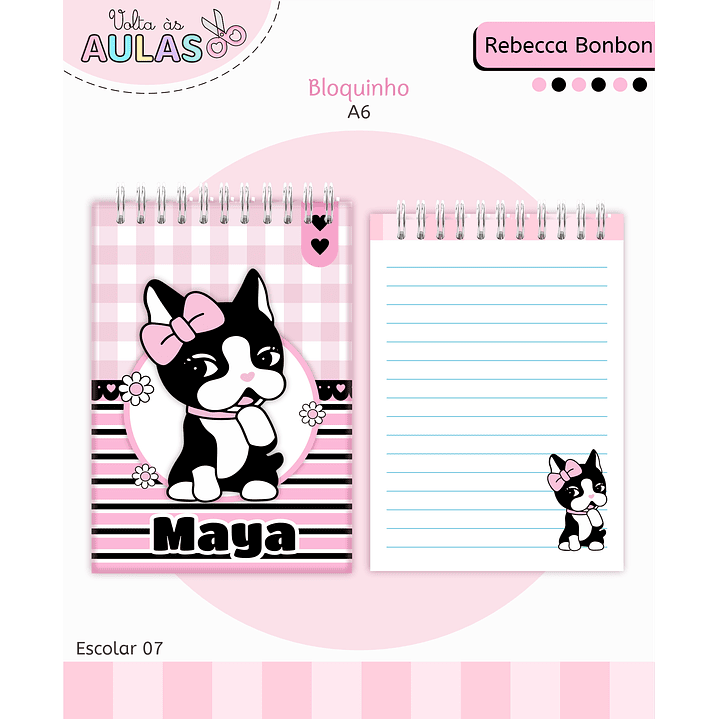 Encadernação Rebecca Bonbon - Volta às Aulas 12