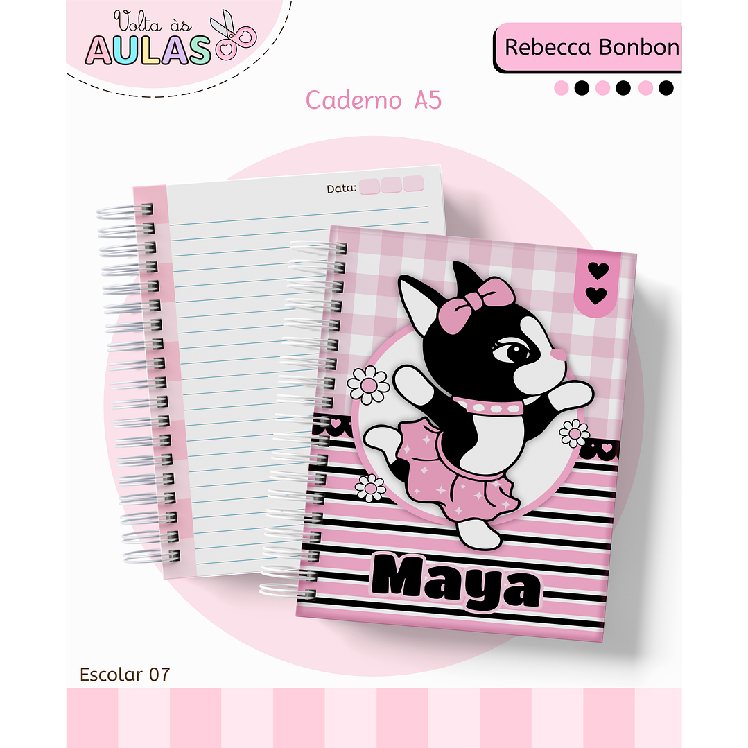 Encadernação Rebecca Bonbon - Volta às Aulas 13