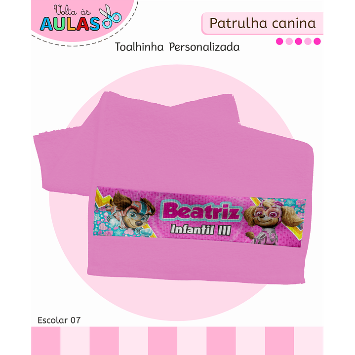 Kit Digital Encadernação Patrulha Canina Menina 2