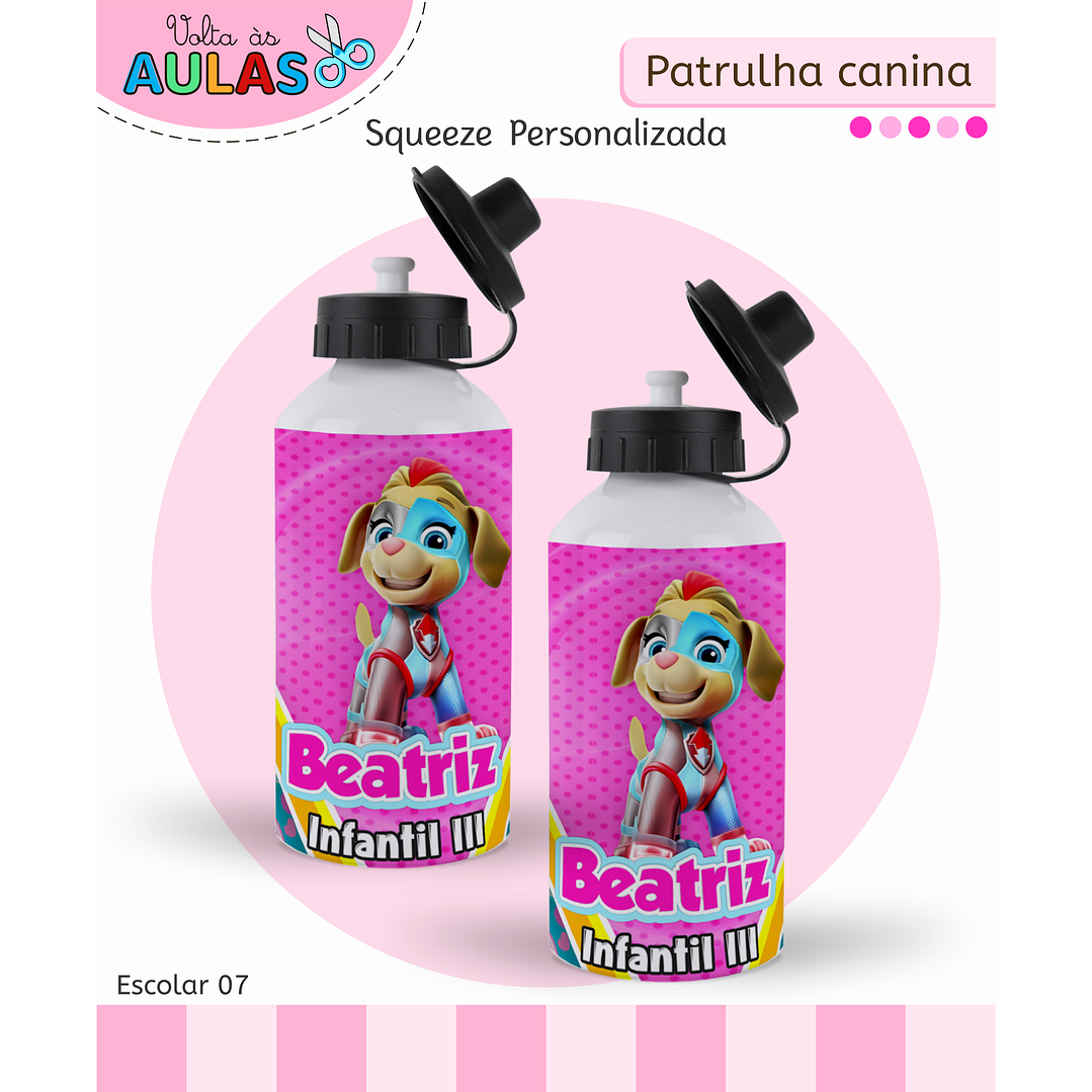 Kit Digital Encadernação Patrulha Canina Menina 11