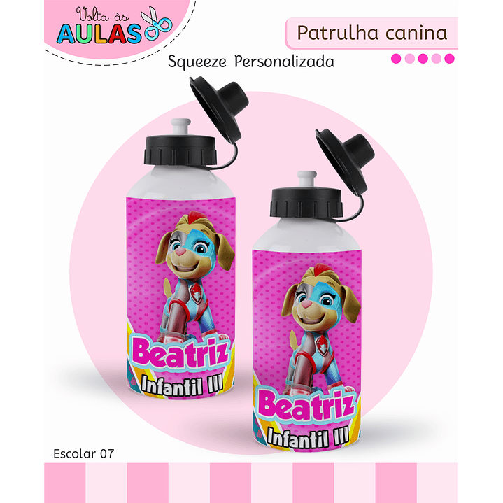 Kit Digital Encadernação Patrulha Canina Menina 11