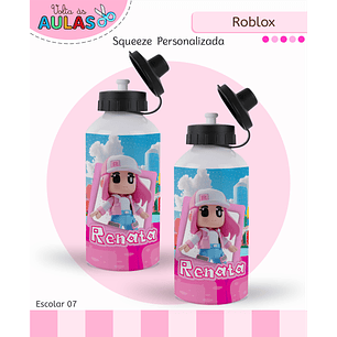 Kit Digital Encadernação Roblox Menina - Volta às Aulas
