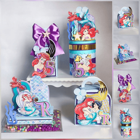 Kit Digital Arquivo de Corte Ariel A Pequena Sereia