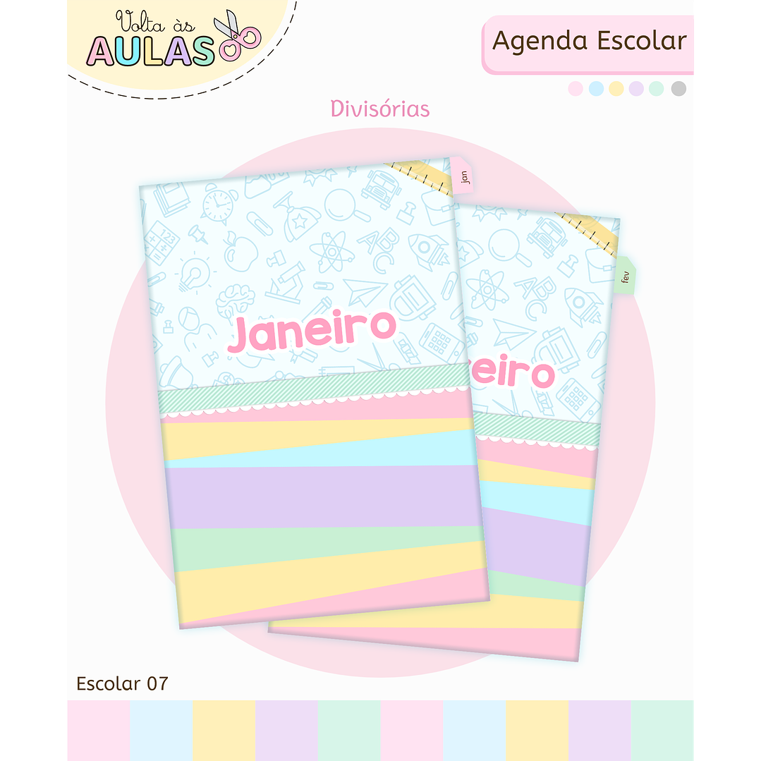 Pack Miolos de Agenda 2026 Datada e Permanente 6