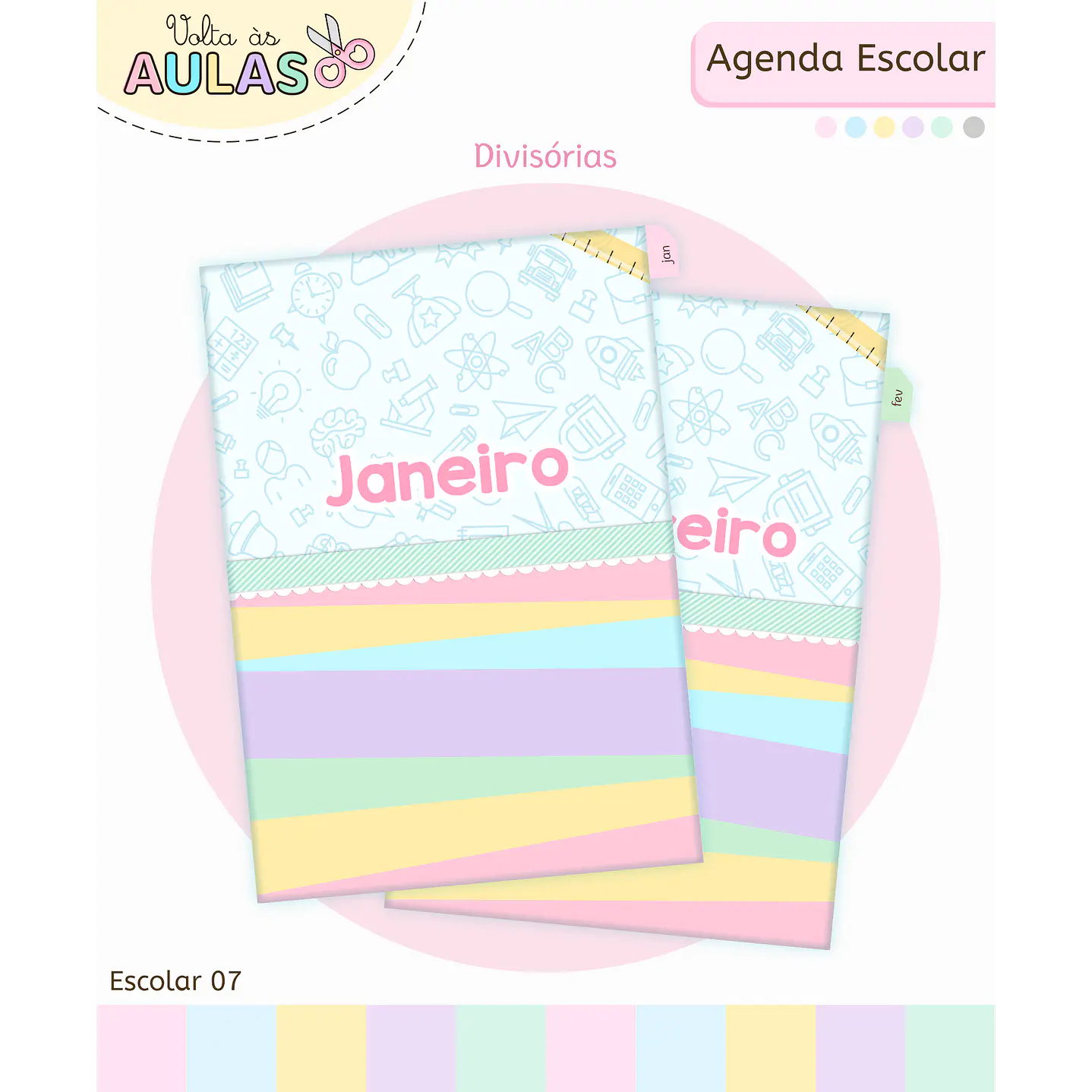 Pack Miolos de Agenda 2026 Datada e Permanente 6