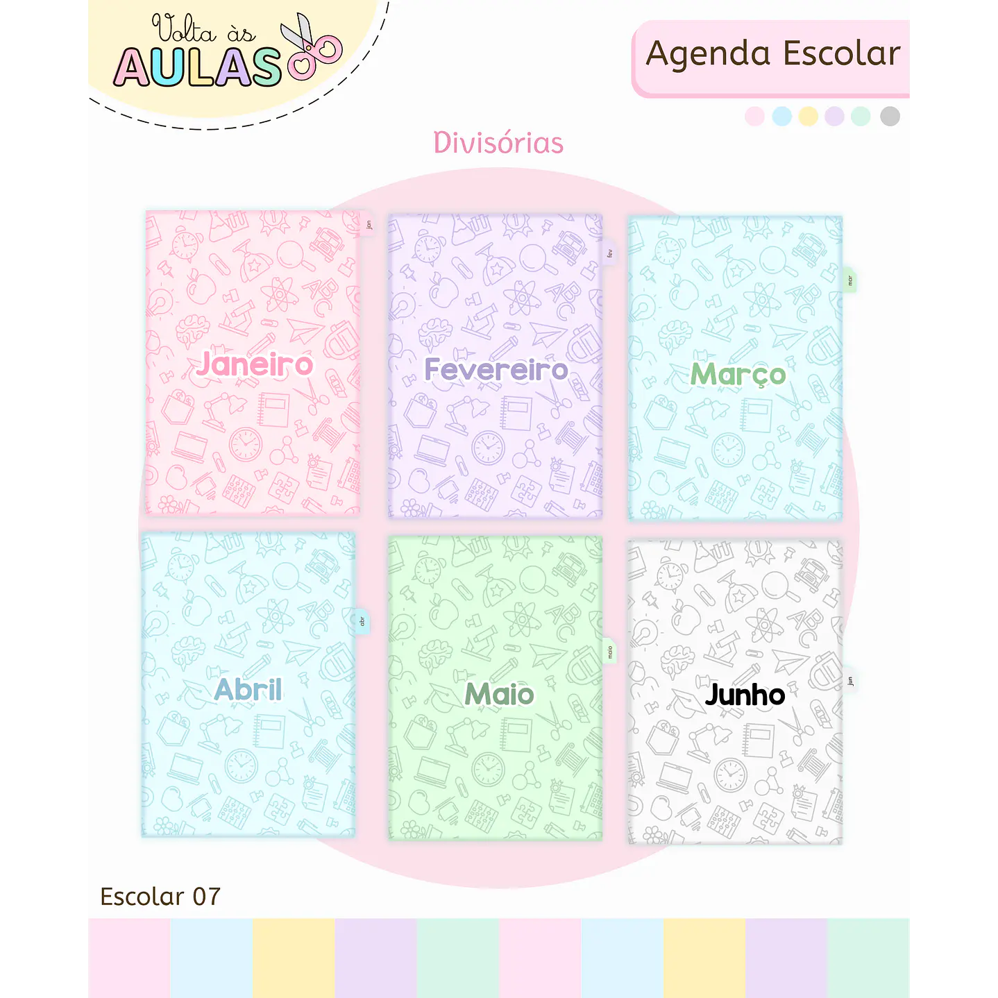 Pack Miolos de Agenda 2026 Datada e Permanente 14