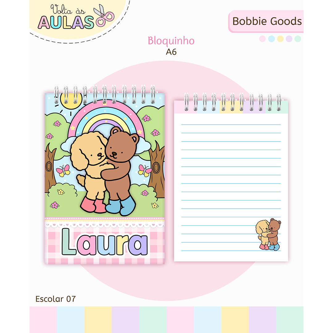 Encadernação Bobbie Goods - Volta às Aulas Completo 4