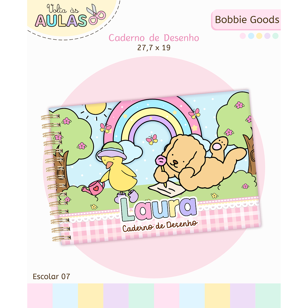 Encadernação Bobbie Goods - Volta às Aulas Completo 5