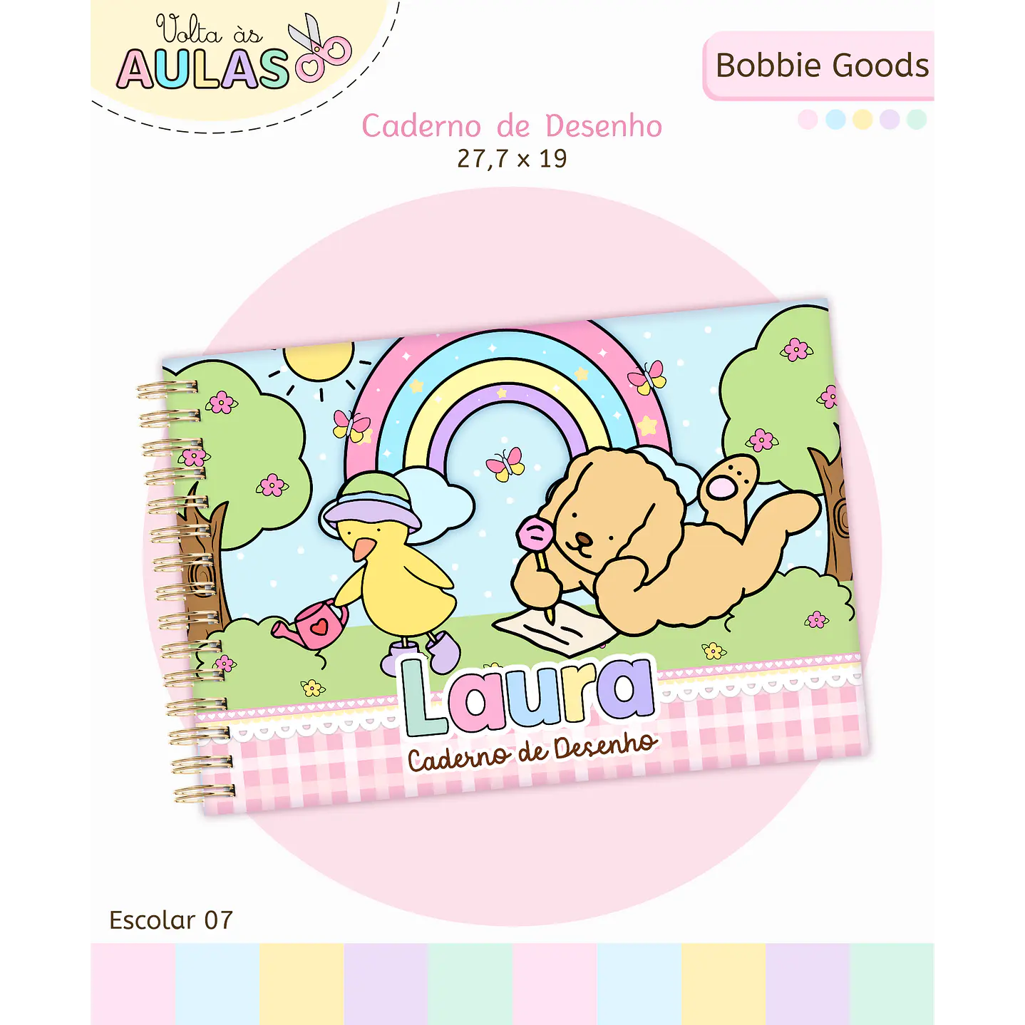 Encadernação Bobbie Goods - Volta às Aulas Completo 5