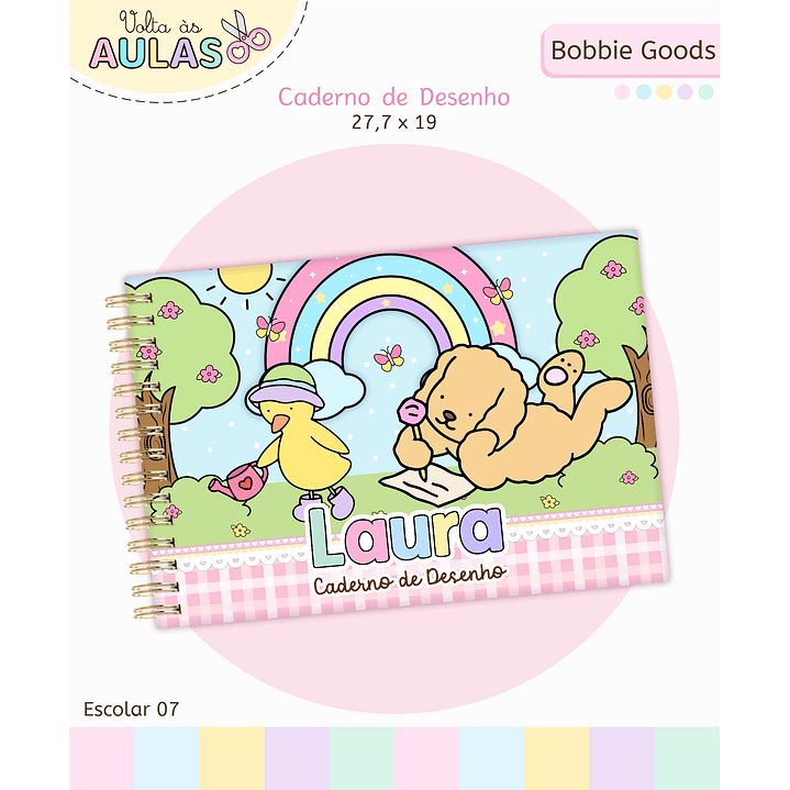 Encadernação Bobbie Goods - Volta às Aulas Completo 5