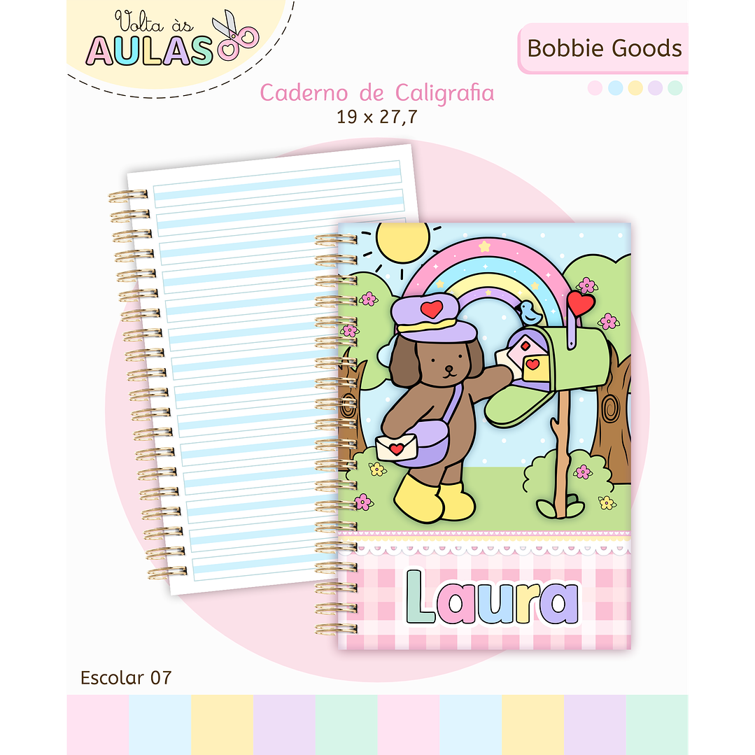 Encadernação Bobbie Goods - Volta às Aulas Completo 7