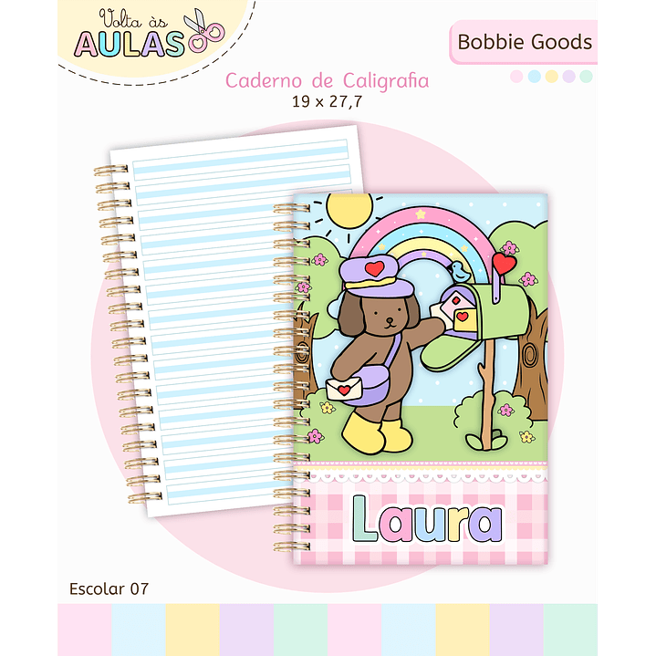 Encadernação Bobbie Goods - Volta às Aulas Completo 7