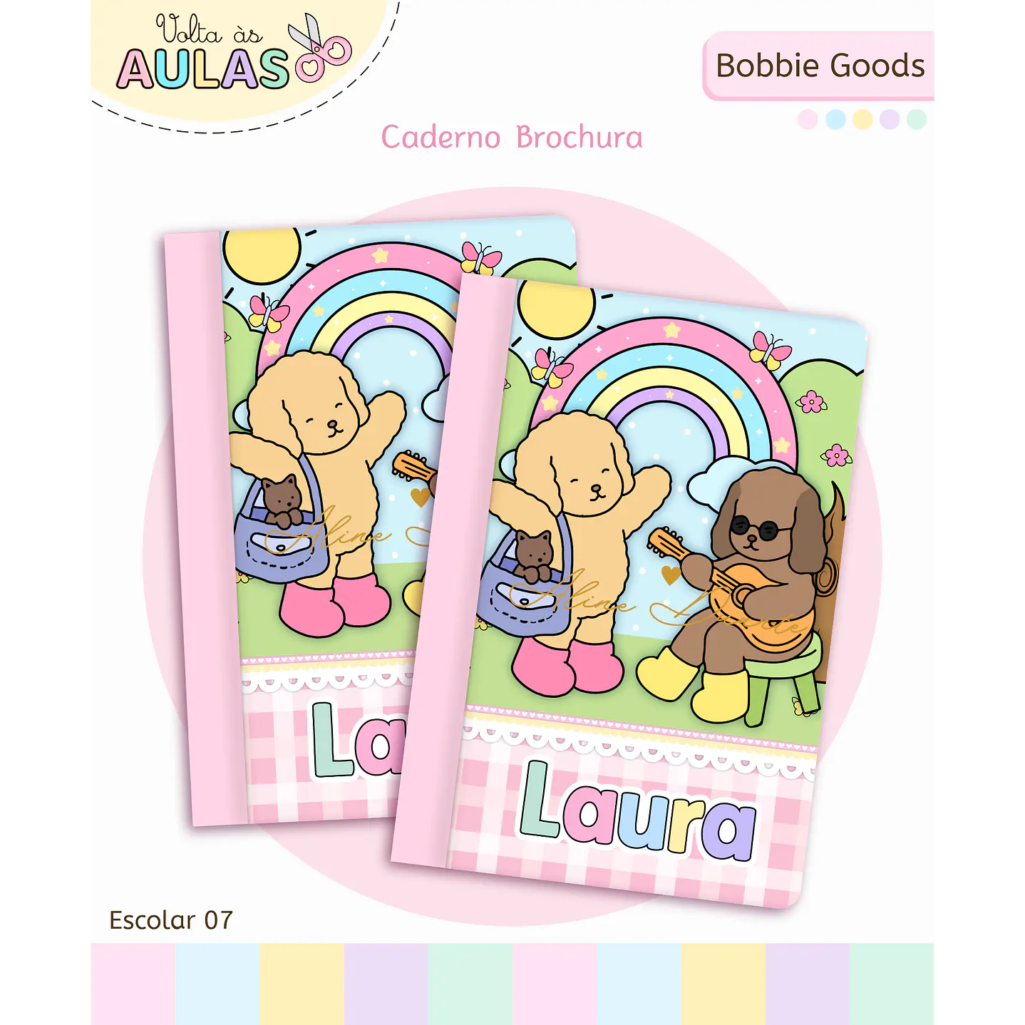 Encadernação Bobbie Goods - Volta às Aulas Completo 10