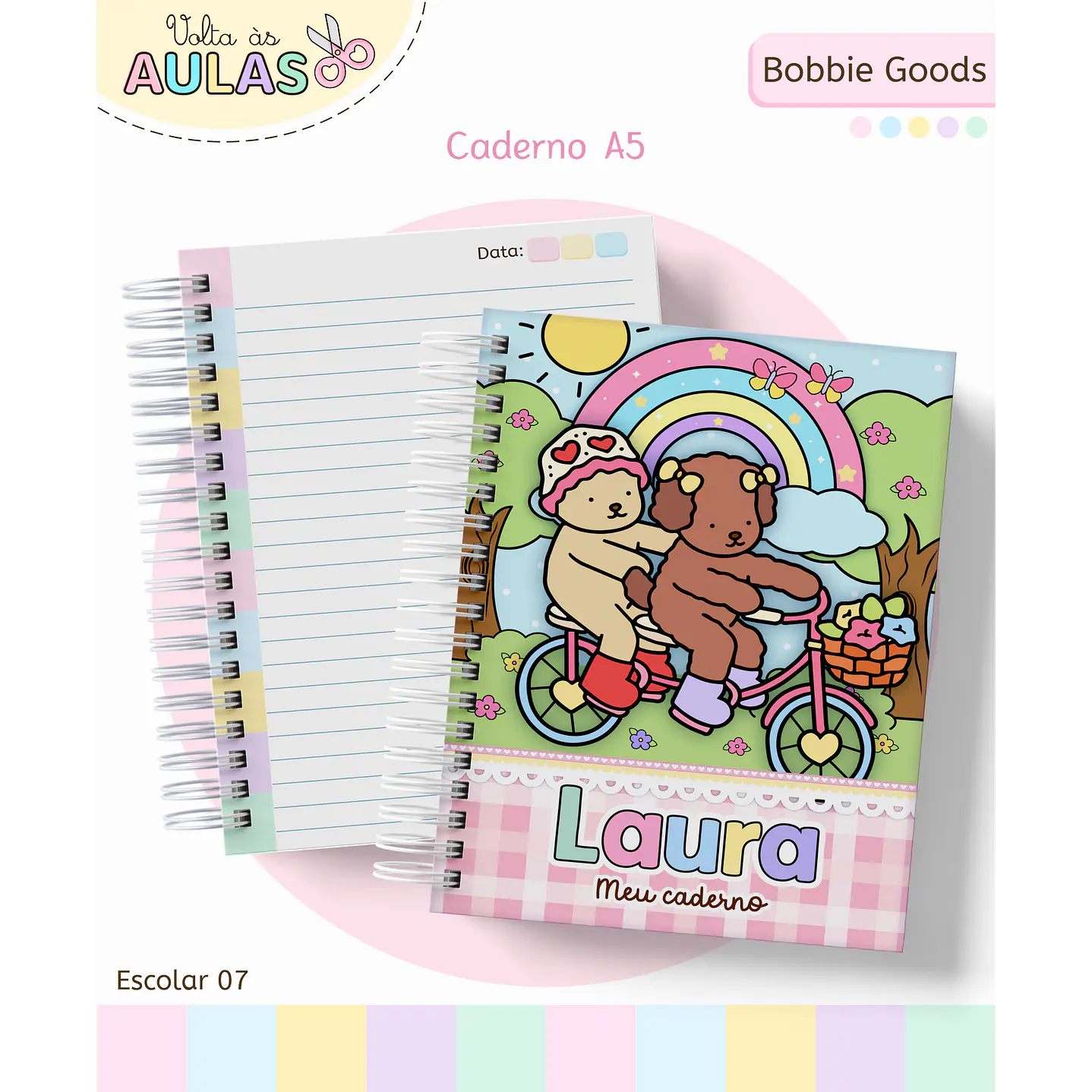 Encadernação Bobbie Goods - Volta às Aulas Completo 1