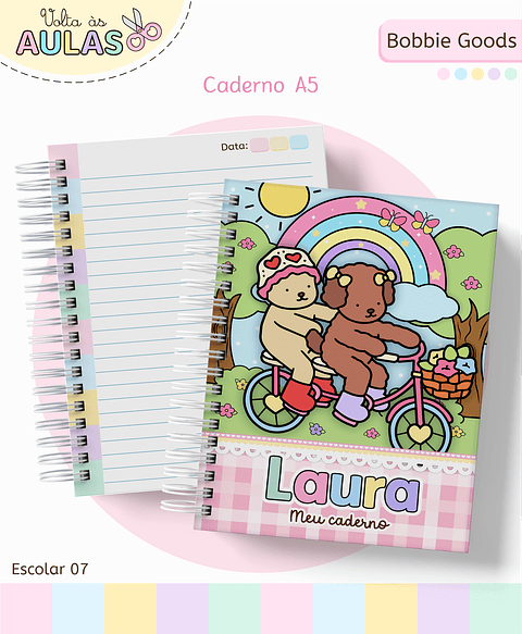 Encadernação Bobbie Goods - Volta às Aulas Completo