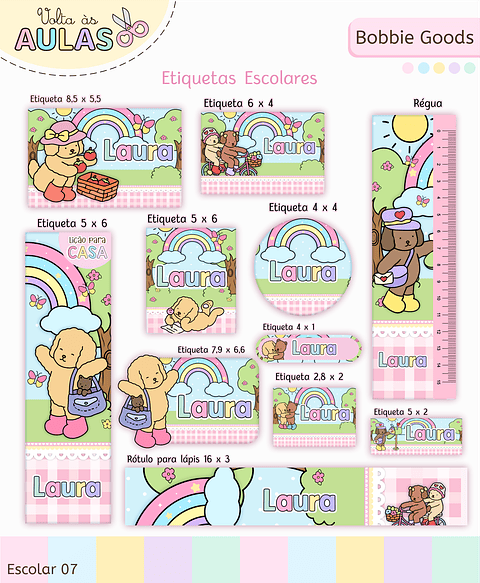 Encadernação Bobbie Goods - Volta às Aulas Completo