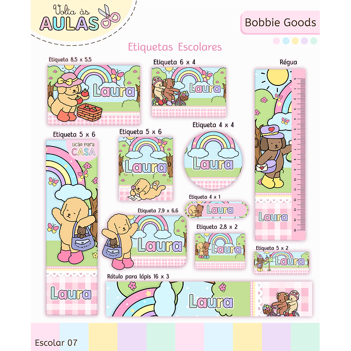 Encadernação Bobbie Goods - Volta às Aulas Completo 2