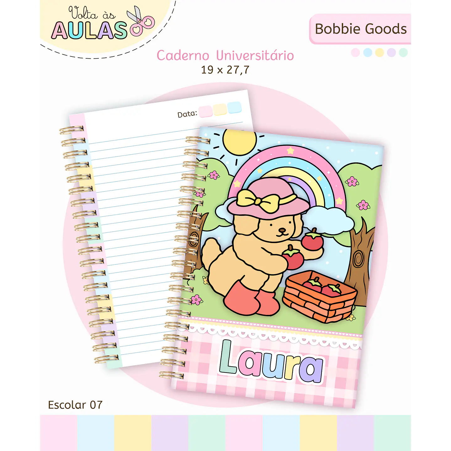 Encadernação Bobbie Goods - Volta às Aulas Completo 3