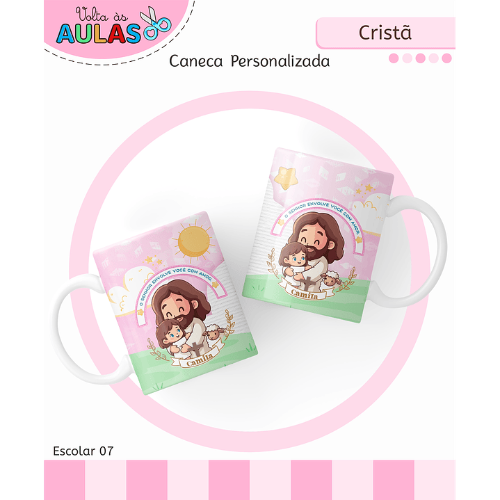 Encadernação Cristã Menina - Volta às Aulas Completo 2