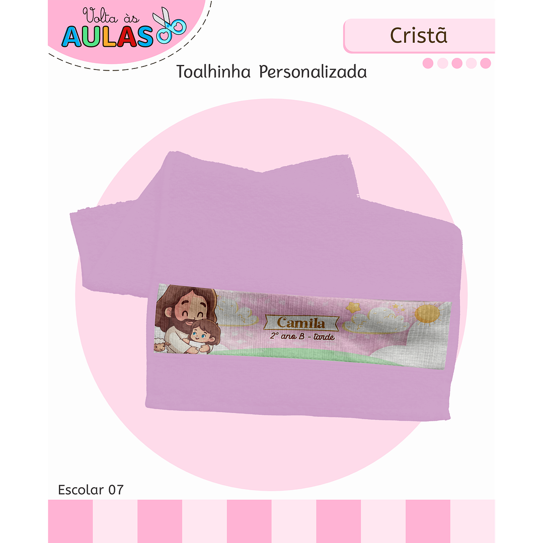 Encadernação Cristã Menina - Volta às Aulas Completo 6